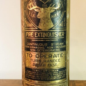 Elkhart Brass Mfg Company Antique Vintage Fire Extinguisher c.1930 Unrestored