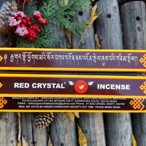 Red Crystal Tibetan Temple Incense