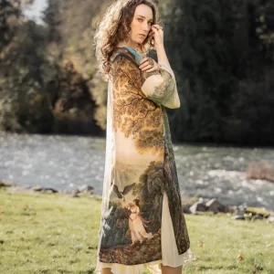Awakening Long Duster Bamboo Kimono Robe@ Analog Minneapolis
