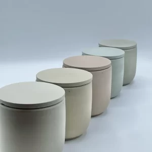 Concrete Candle Vessel 9oz, analog minneapolis